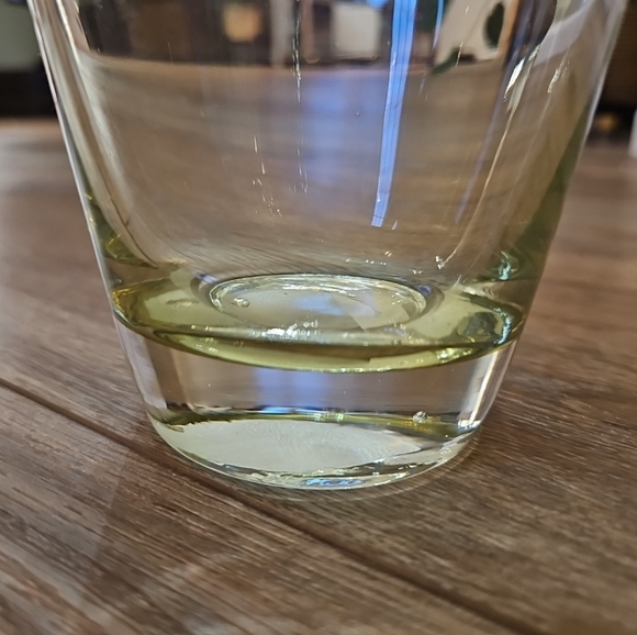 MCM Abstract 10.5" Art Glass Vase SAGE GREEN Wavy Dimpled Pinched Cutouts Pontil - Picture 6 of 7